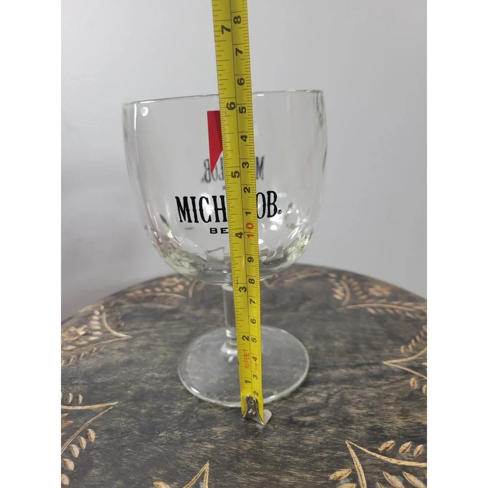 MICHELOB Dimple Thumb Print  Goblet‎ Beer Glass